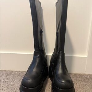 Dolls Kill Black Heeled Boots